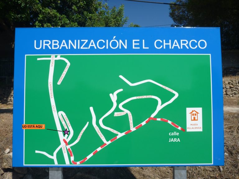 MAPA ENTRADA URBANIZACION